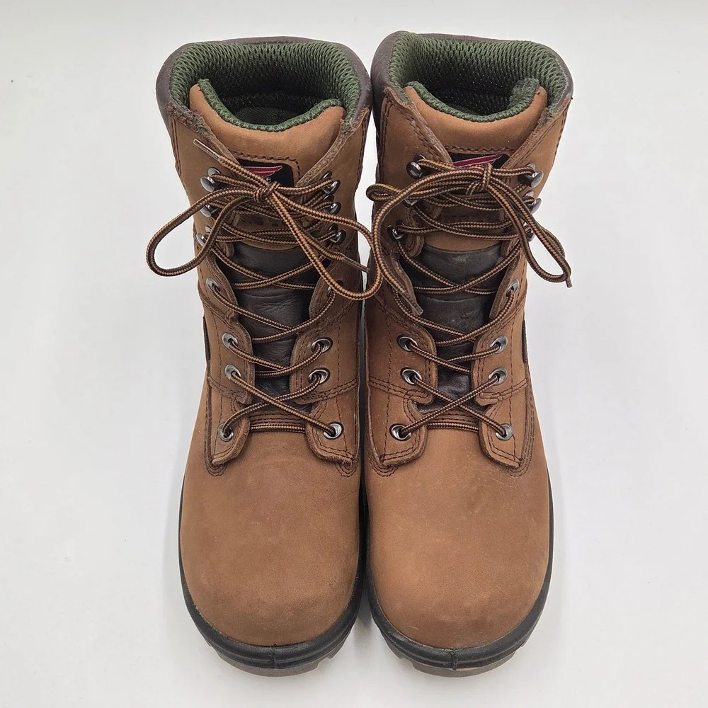 Red Wing Mens King Toe‎ 8-inch Waterproof Boot 2280 Work Brown Size 9 D
